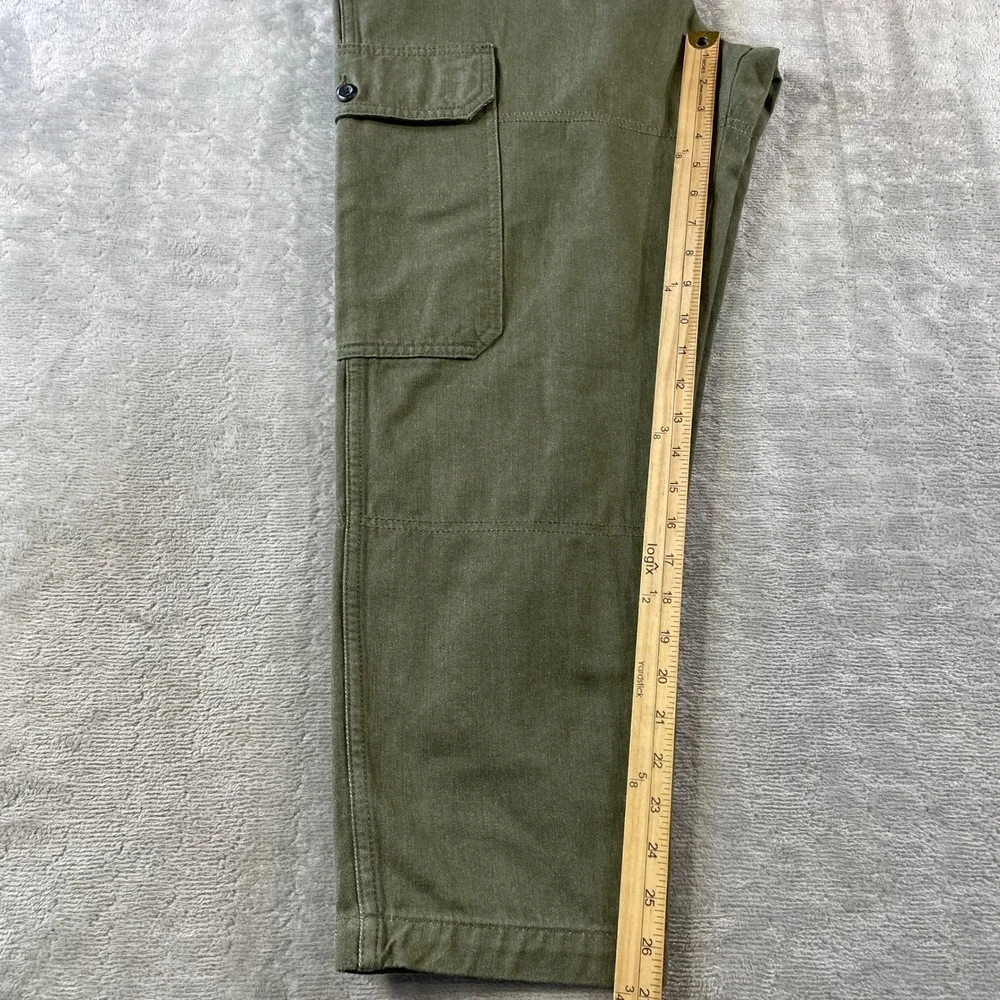 Banana Republic Surplus Cargo Pants Mens 36x30 Green Tapered Military Casual